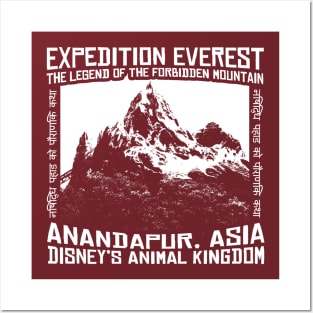 Expedition Everest Attraction - Light Posters and Art